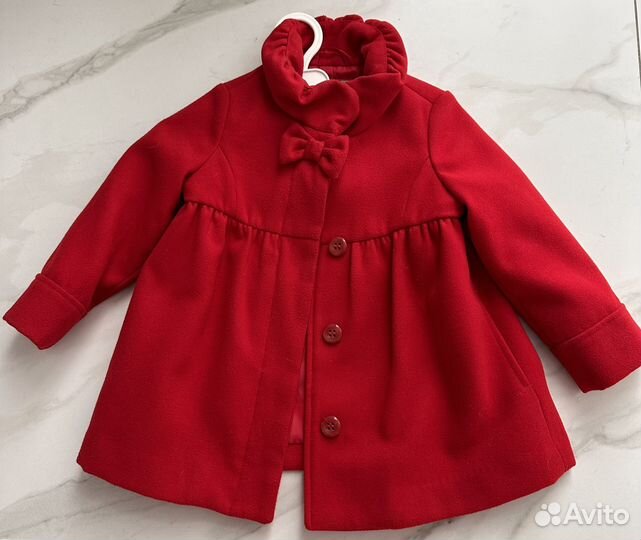 Пальто для девочки 92 98