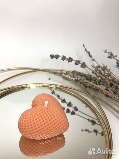 Свеча «Сердце» Интерьерная свеча