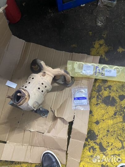 Выпускной коллектор kia rio 4 и Солярис 2 оригинал