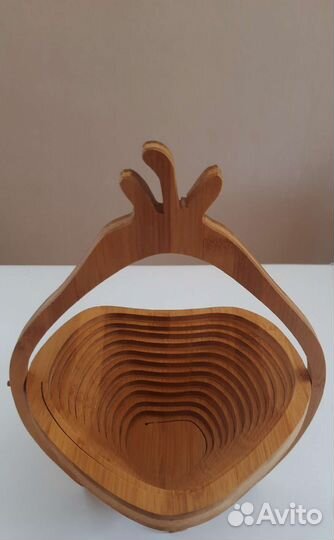 Деревянная складная посда для фруктов