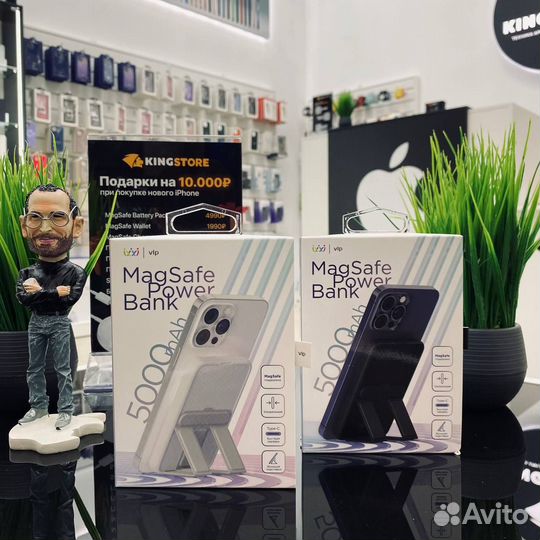 MagSafe Power Bank от VLP на 5000 mAh с подставкой