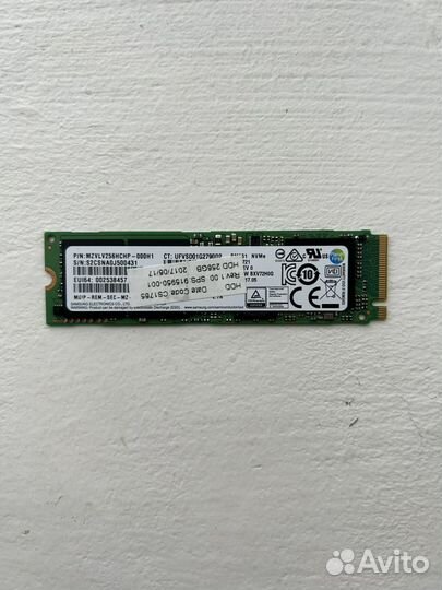 SSD M.2 256Gb (nvme)