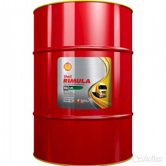 Моторное масло Shell rimula r6m 10w-40 (209)