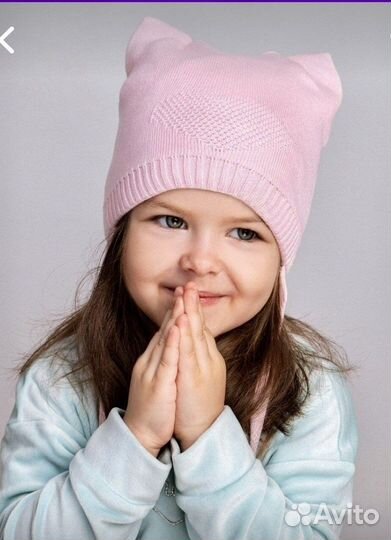 Шапка для девочки 46-48
