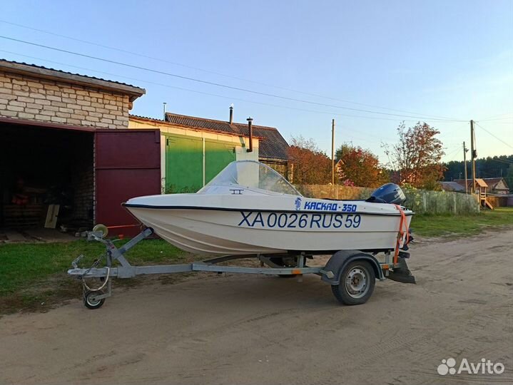 Моторная лодка Каскад 350, Yamaha F20B