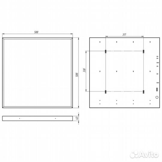 Светодиодный светильник Диора 