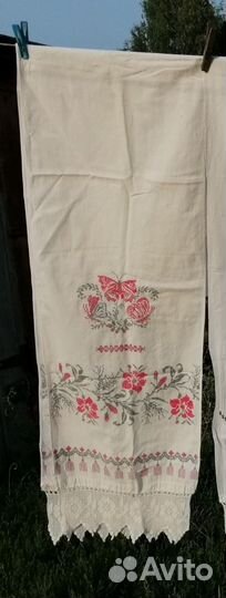 Текстиль СССР (рушник,подзоры,одежда.)