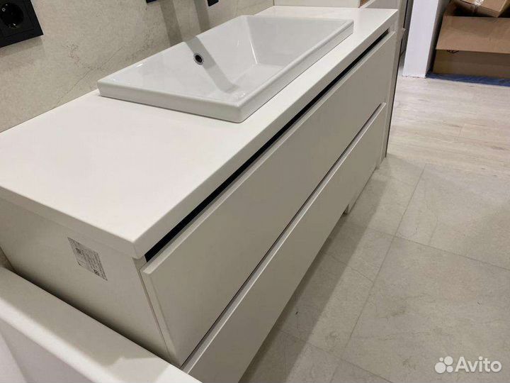 Каменная мойка для ванной