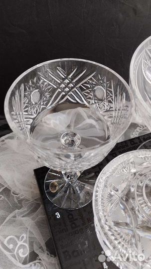 Вазы хрусталь на ножке СССР