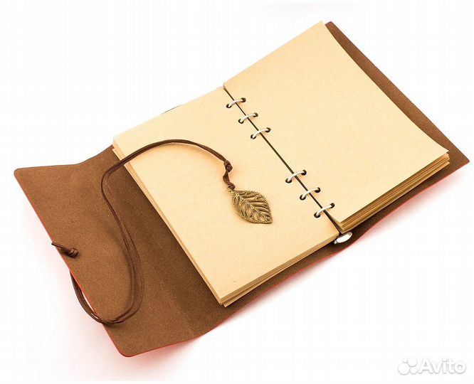 Кожаный блокнот
