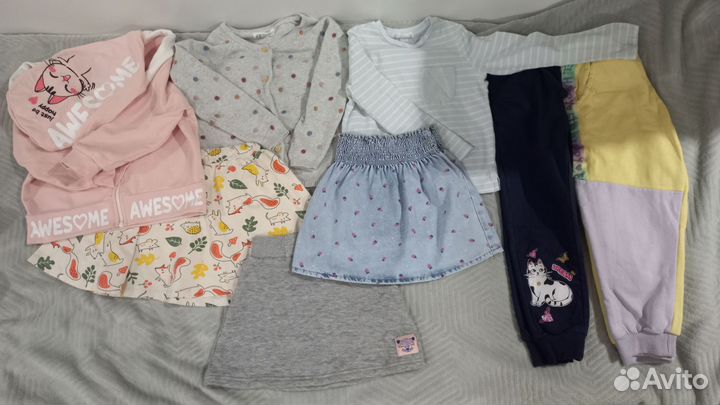 Одежда для девочки пакетом 110 116