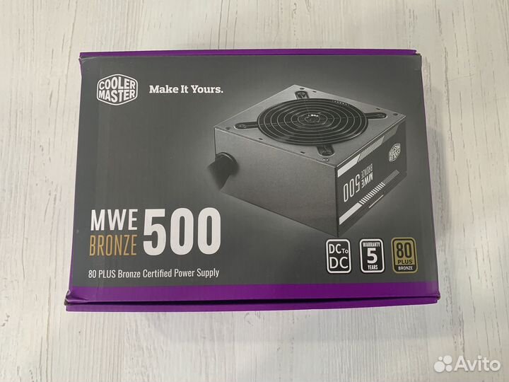 Бп Cooler master MWE 500