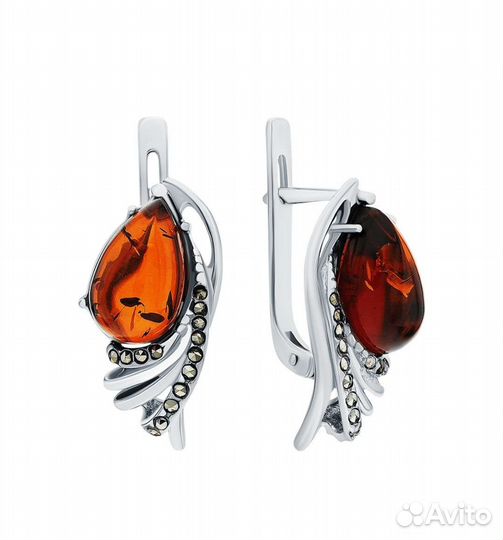 Серебряные серьги