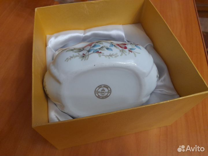 Ваза цветное стекло СССР