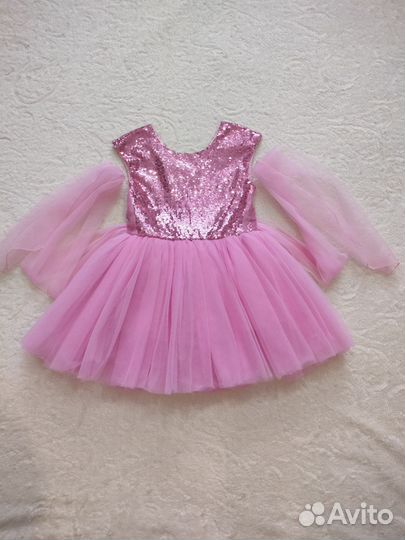 Платье 110-116 праздничное пышное