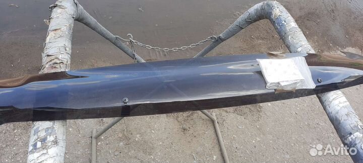 Дефлектор (мухобойка) кап. Hyundai Santa Fe 3/2014