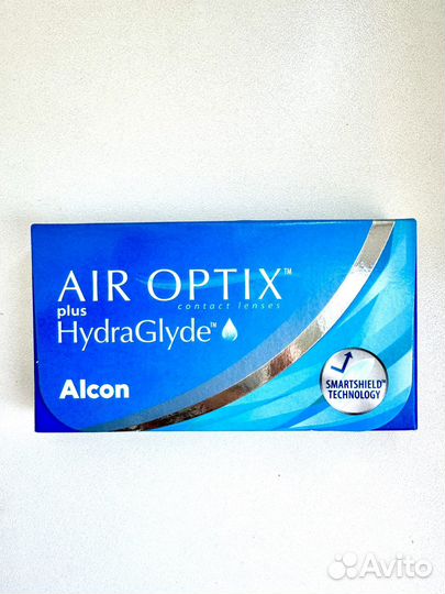 Линзы Alcon Air Optix plus HydraGlyde -3.25 (3 шт)