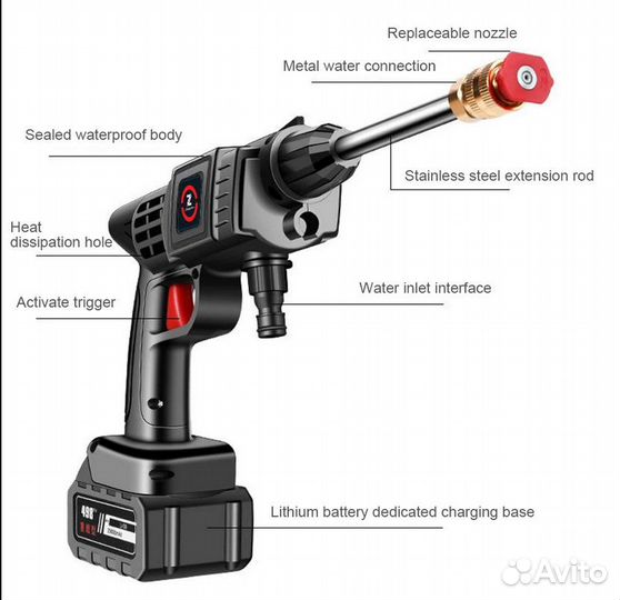 Аккумуляторная мойка