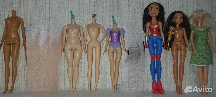 Кукла Бaрби Маттел, Головы, тела