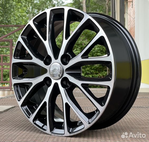 Диски 15 кик кс782 4/100 Чёрный алмаз Рио Солярис