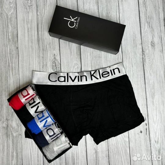 Трусы мужские ck боксеры хлопок
