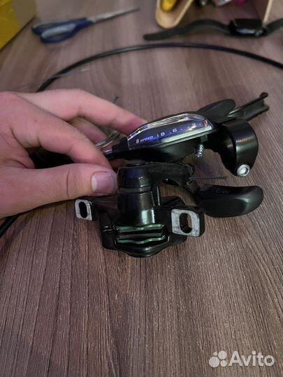 Манетки/шифтер shimano ST-EF 500- L 22.2