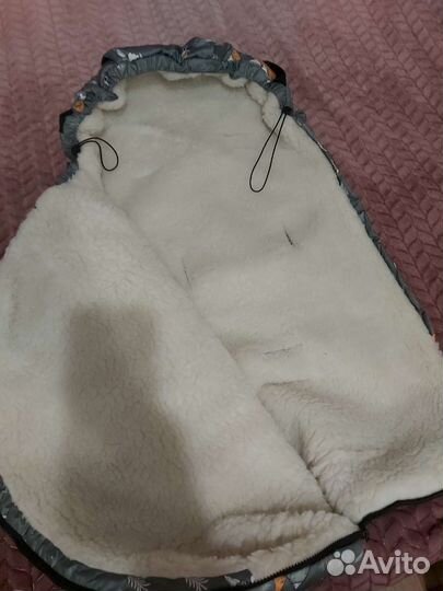 Зимний конверт в коляску