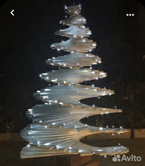 Елка новогодняя из дерева