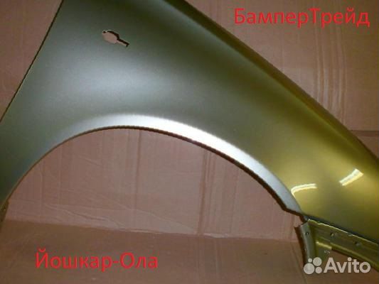 Крыло переднее левое Лада Калина Дыня 502