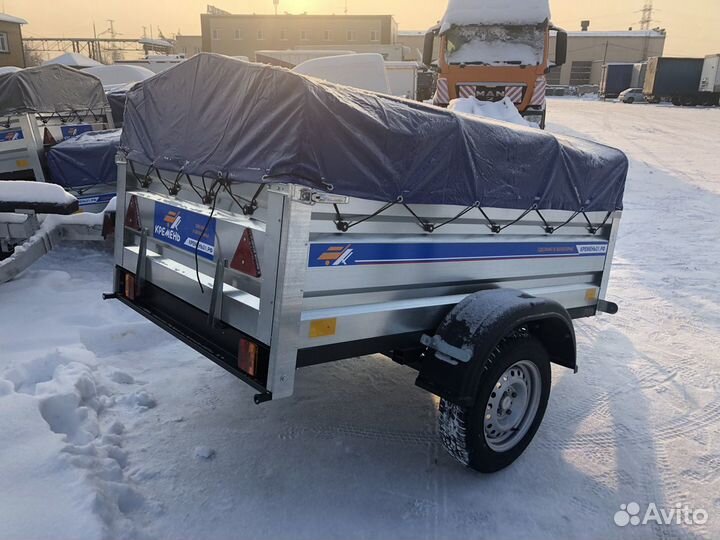 Прицеп Кремень с размером кузова 2,0 х 1,3 борт 50