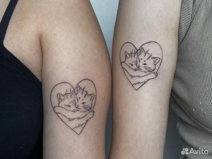 Модели на парные татуировки