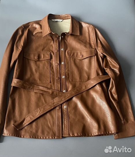 Рубашка кожанная