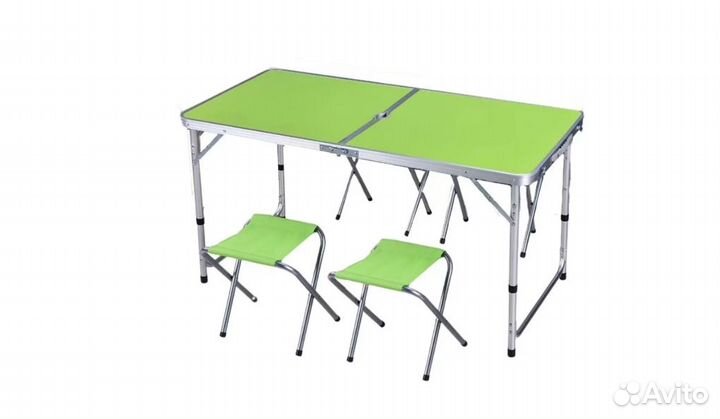 Стол для кемпинга складной со стульями