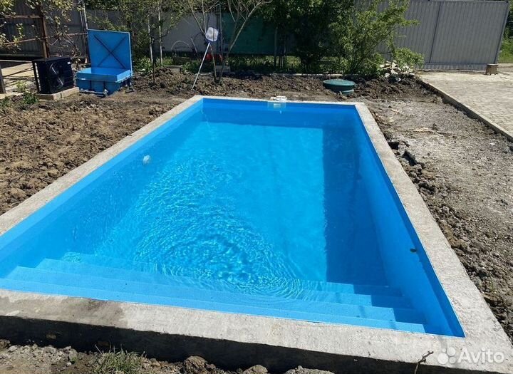 Полипропиленовый бассейн 7м*3м*1,5м