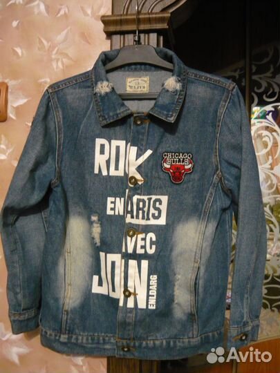 Пиджак джинсовый