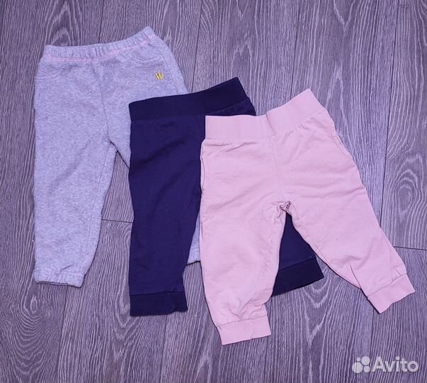 Детские вещи для девочки пакетом 80-86