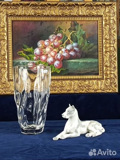 Хрустальная ваза 28 см