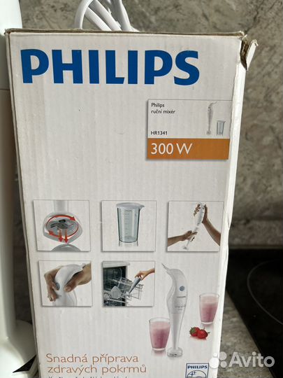 Блендер погружной philips HR1341