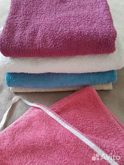 Махровые полотенца б/у