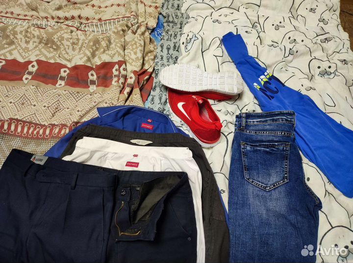 Рубашки, брюки, джинсы, 6 класс, рост 156-164