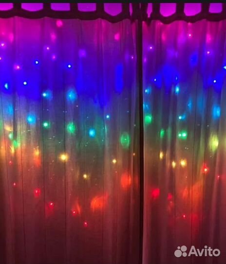 Гирлянда штора 3/1м