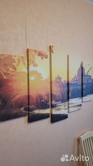 Интерьерная картина 5 частей