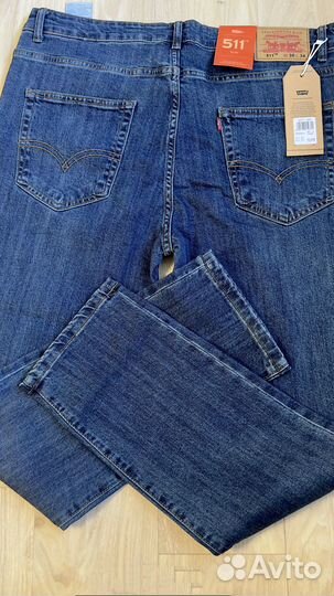 Джинсы мужские levis 511 W 38 L 34 оригинал