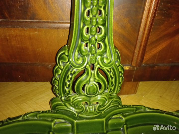 Антикварная подставка под трости чугун