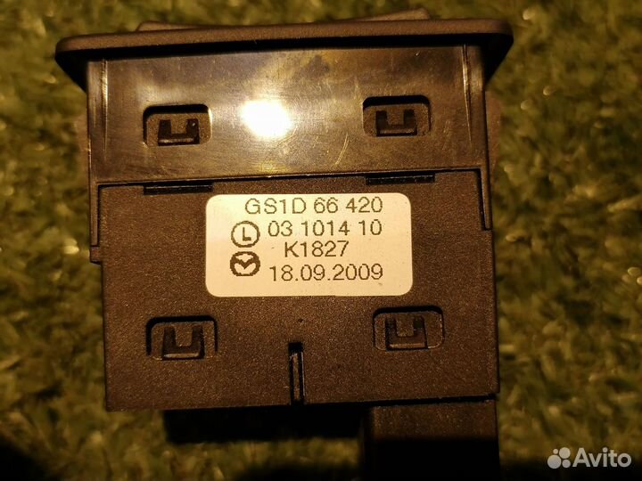 Кнопка подогрева сидений GS1D-66-420 Mazda 6 / Ate
