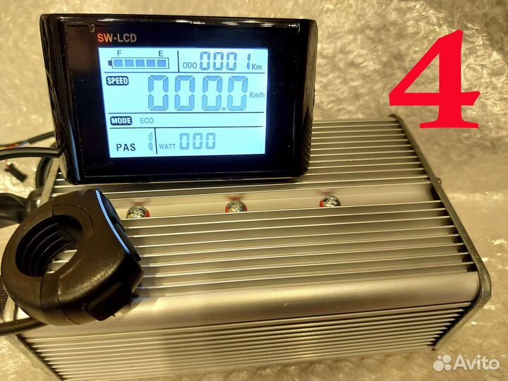 Контроллер 2000W универсальный синус+LCD Е-самокат