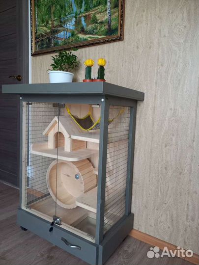 Клетка для грызунов, витрина для грызунов, шиншилл