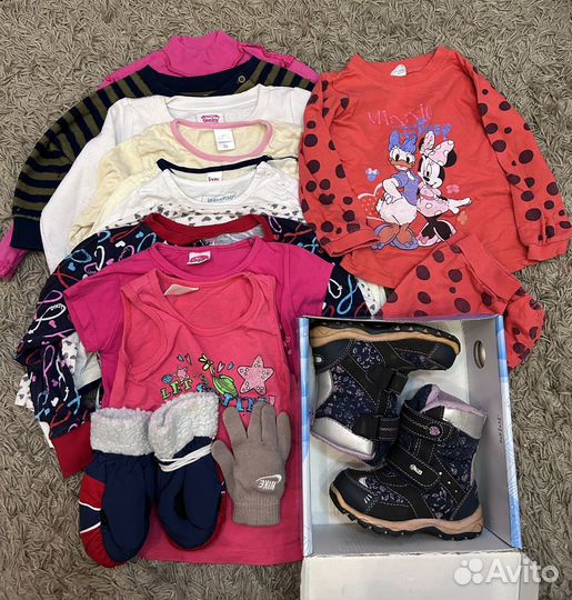 Пакет вещей на девочку, 86 см