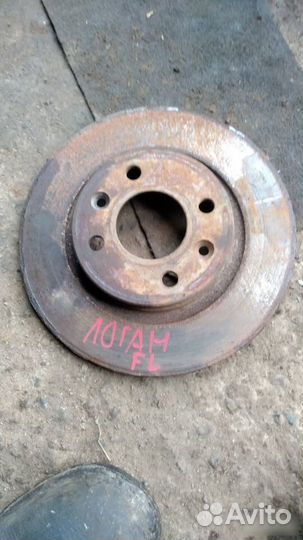 Renault logan диск тормозной