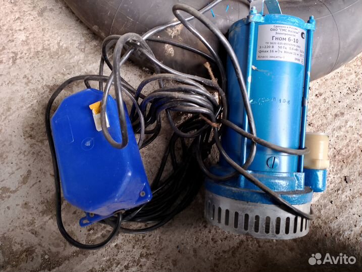 Погружной дренажный насос гном 6-10